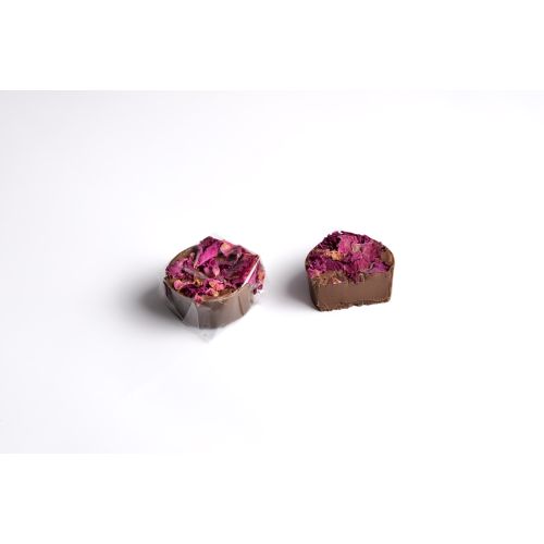 Bousheyeh Dried Flowers with Nutella in Mlik Chocolate