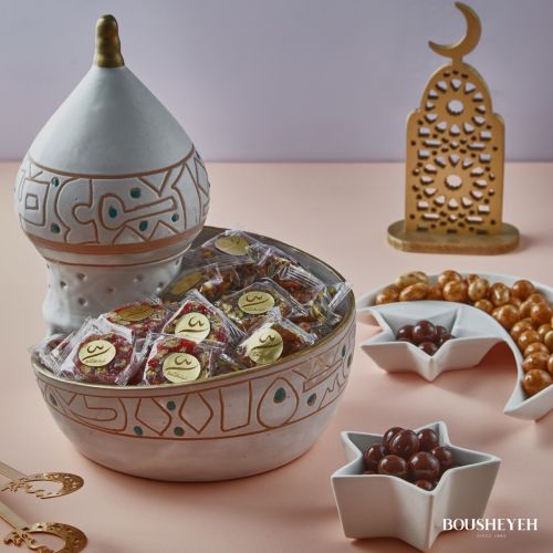 Bousheyeh Ramadan Mixed Turkish Delight & Nougat Host Set