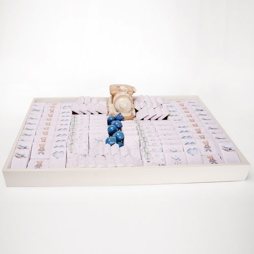 Newborn baby tray large - boy