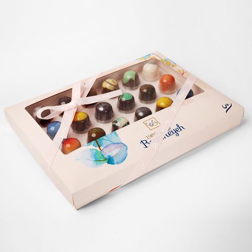 Colored Bonbons Chocolate Box