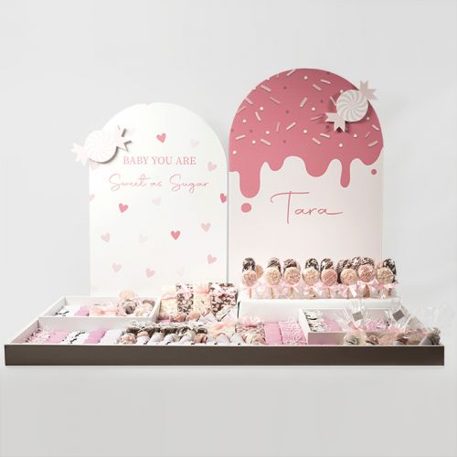 Candy Theme Newborn baby stand Extra Large - girl